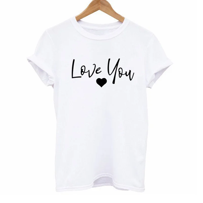 Просто Любовь Семья мама белая футболка для Для женщин мужчин хлопок пара