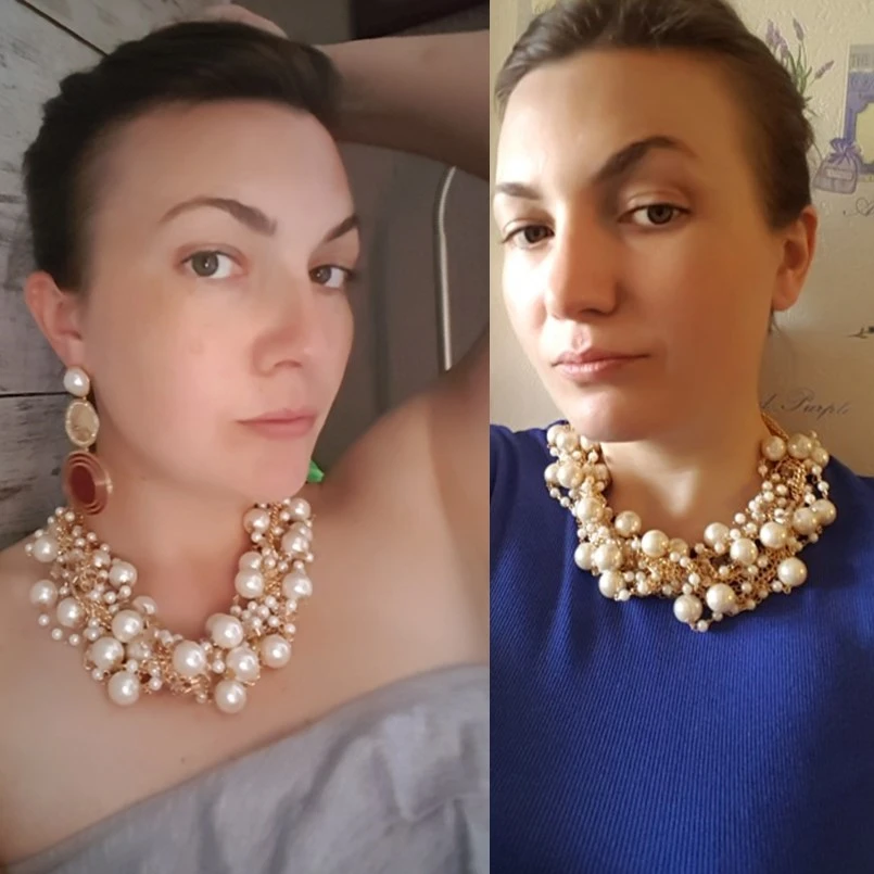 UKEN, модные женские макси ожерелья, золотой цвет, цепочка, искусственный жемчуг, бусины, кристалл, воротник, чокеры, массивные ожерелья и подвески