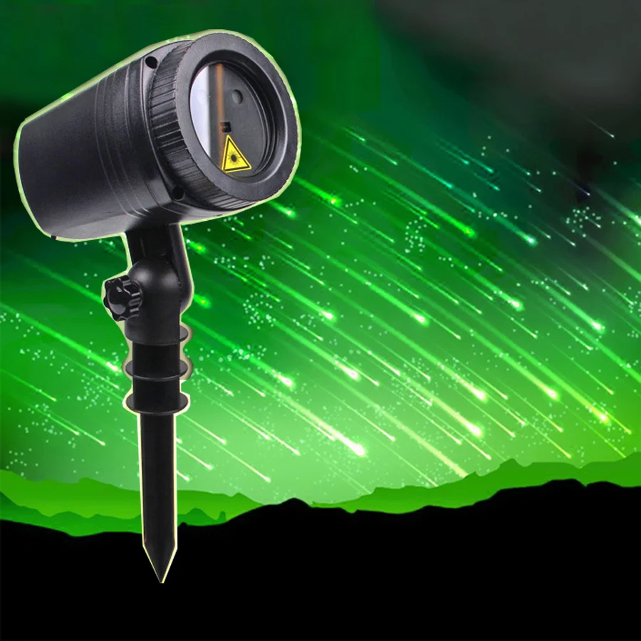 Лазерный светильник Thrisdar Meteor Shower Rain уличный садовый пейзаж Свадебная вечеринка
