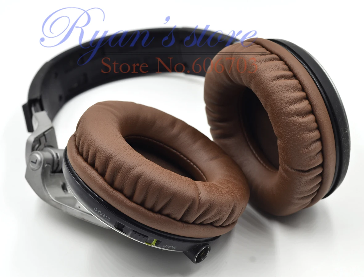 Белковые коричневые амбушюры подушки для замены наушников Pioneer HDJ1000 HDJ2000 HDJ15000 HDJ