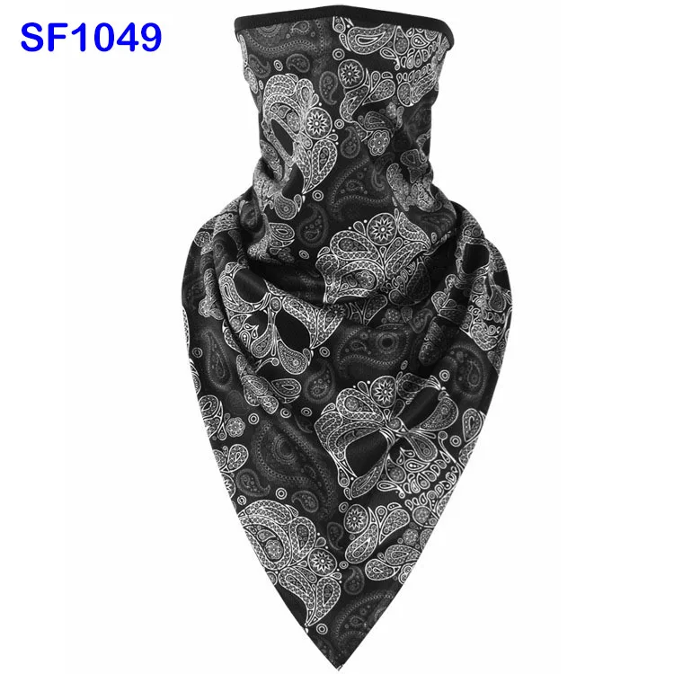 SF1049 WildSurfer плюс треугольные Braga Cuello походные шарфы для верховой езды дышащие полулицевые маски черепа велосипедная Лыжная бандана для рыбалки FJ37 - Цвет: SF1049