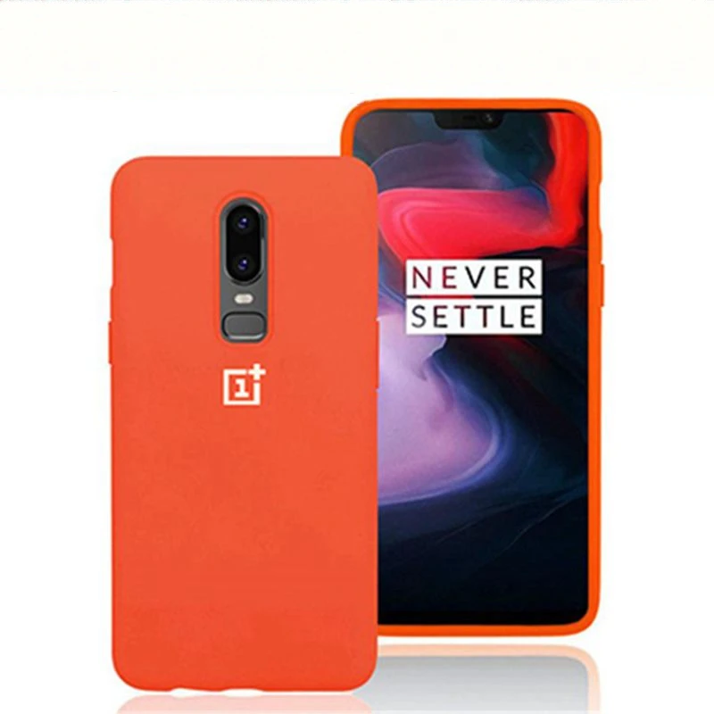Официальный защитный чехол Oneplus 7 7T Pro из жидкого силикона и ТПУ силиконовый для 6