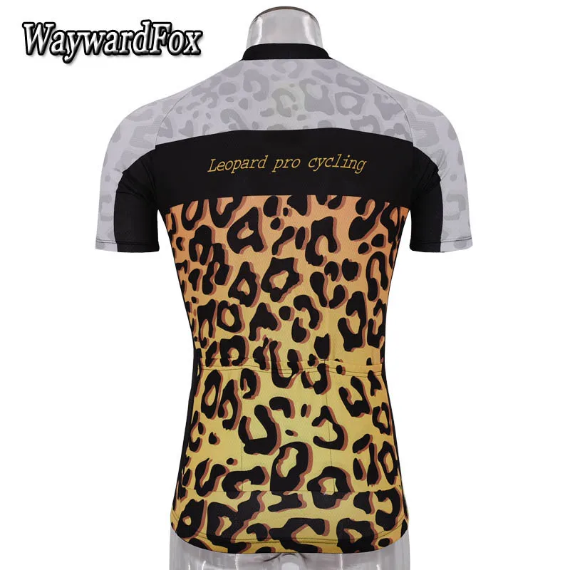 Женская трикотажная футболка с коротким рукавом леопардовым принтом|Майки для