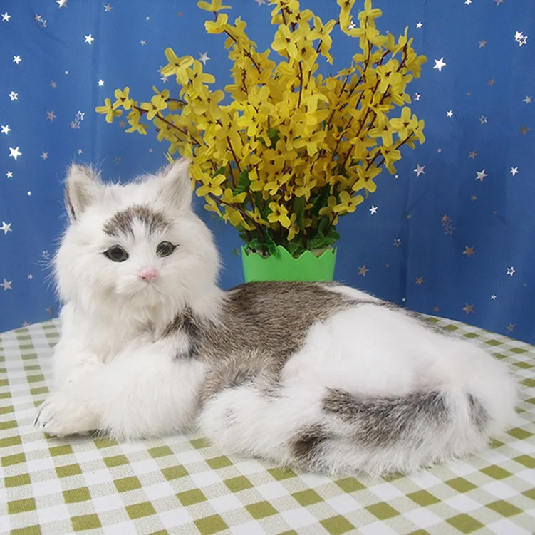 Большие размеры настоящая жизнь белый черный коты креативные поделки