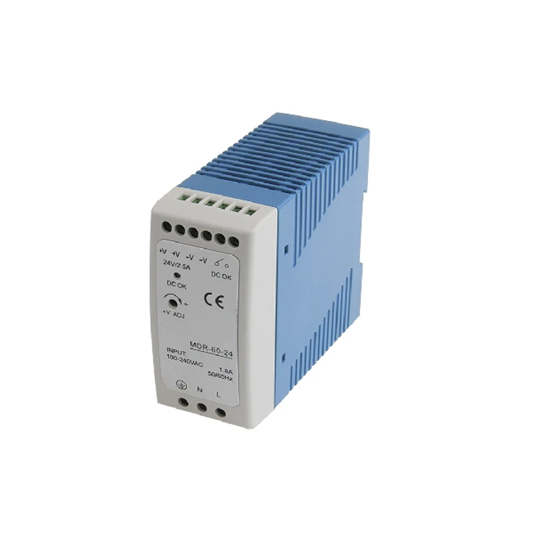 MDR 60 Din Rail источник питания Вт 15 в 4A импульсный AC 110 В/220 В трансформатор DC ac dc