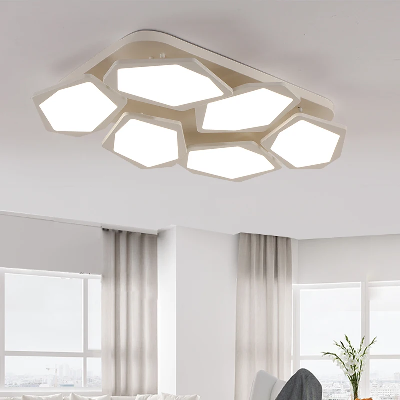 Новые акриловые современные светодиодные потолочные лампы для гостиной спальни