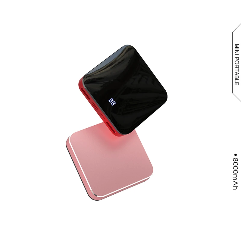Портативное зарядное устройство 10000 мАч беспроводное для iPhone Samsung быстрое мини со