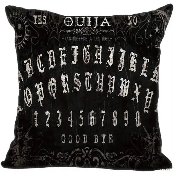 Square Pillowcases Заказная декоративная наволочка Ouija Board Spirit Board квадратная Наволочка на молнии 35X35,40x40,45x45 см(с одной стороны) 80527-21-10 - Цвет: Square Pillowcases