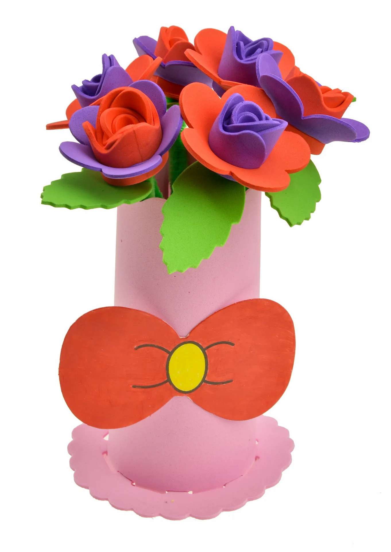 Дети DIY 3D EVA Flower Flowerpot домашнее украшение пазл игрушка подарок Ремесло наборы