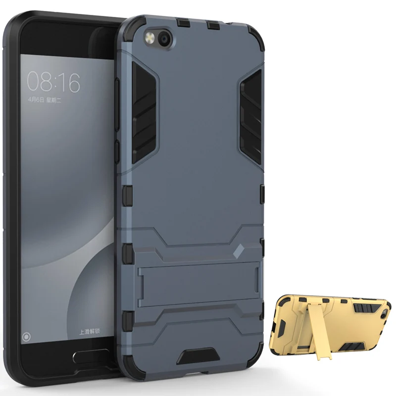 2 в 1 Жесткий ПК + Мягкий Силиконовый ТПУ резиновый чехол с подставкой для Xiaomi MiX3