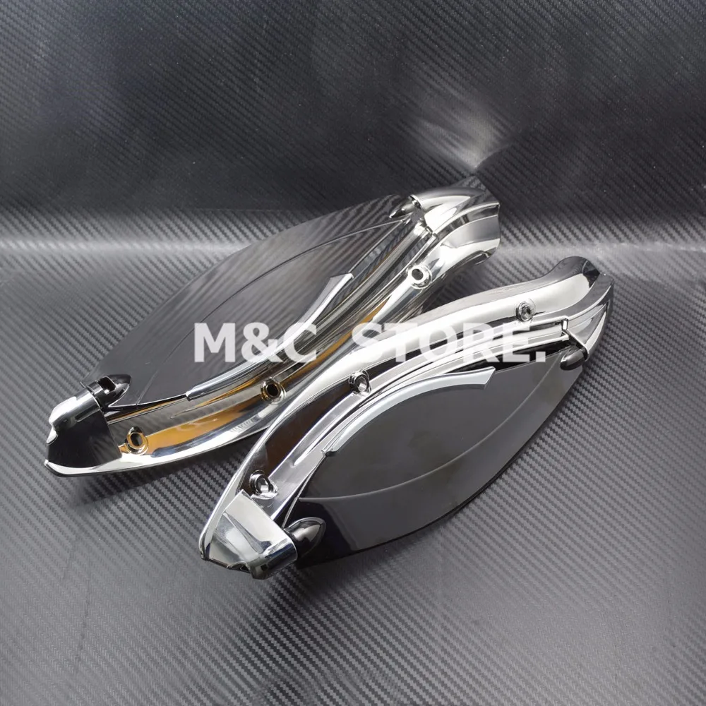 Мотоцикл дымчатое регулируемое вращение обтекателя дефлекторы воздуха для Harley