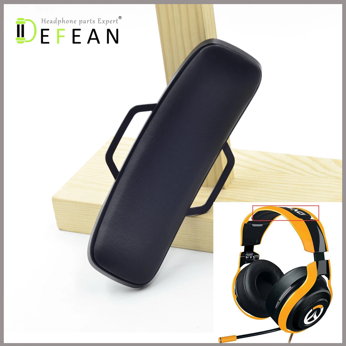 DEFEAN Repacement оголовье подушки колодки для razer mano-war 7,1 объемный звук наушников