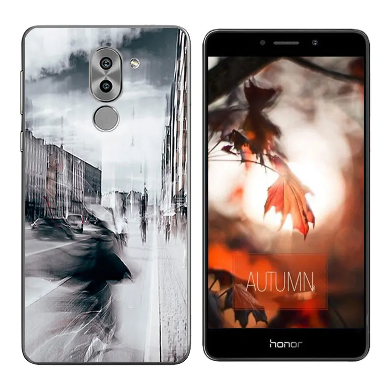 Case for Huawei Honor 6X Expression Printing Back Cover GR5 2017 Cases Coque Mate 9 Lite Bags |