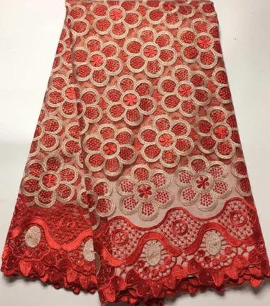 2019 Последняя французская кружевная ткань в нигерийском стиле