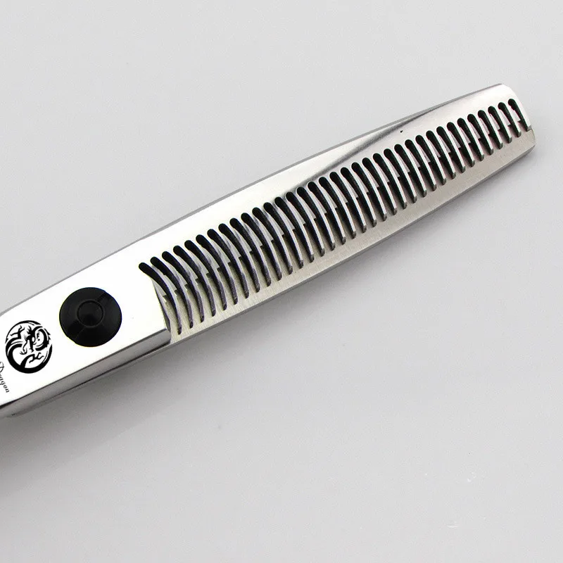Purple Dragon 6 inch Hair Scissors Professional No Trace Barber Shear Ultra-small Thining Rate 10% Stainless Steel Haircut | Красота и