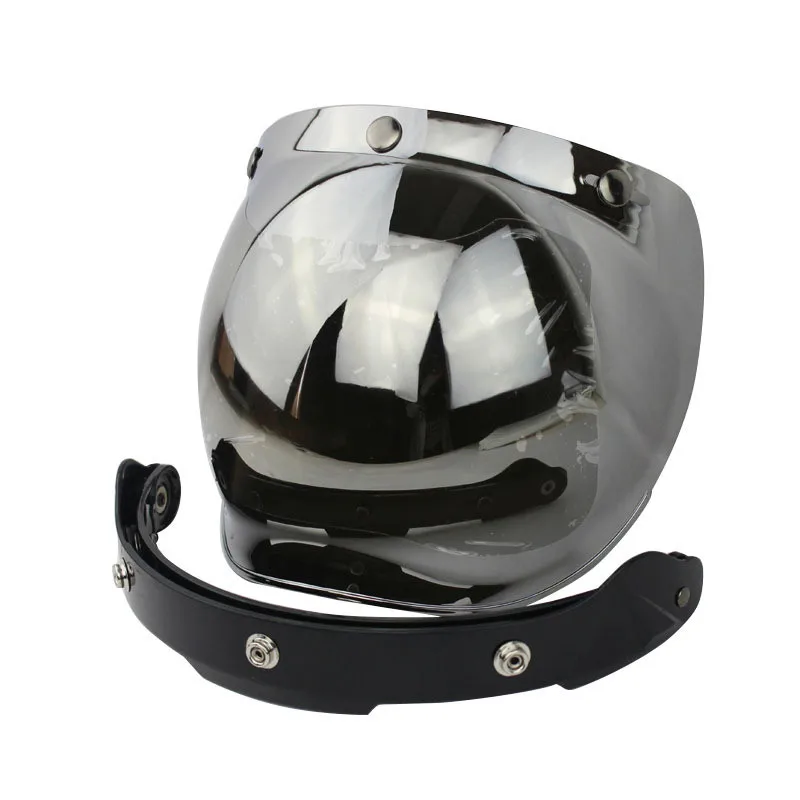 Ретро мотоциклетные очки Jet Pilot Cruiser винтажные мото байкерские велосипедные очки скутер Очки - Цвет: silver lens