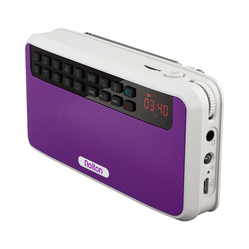 Rolton E500 Hi Fi стерео Динамик Портативный Bluetooth последовательный бас Колонка MP3
