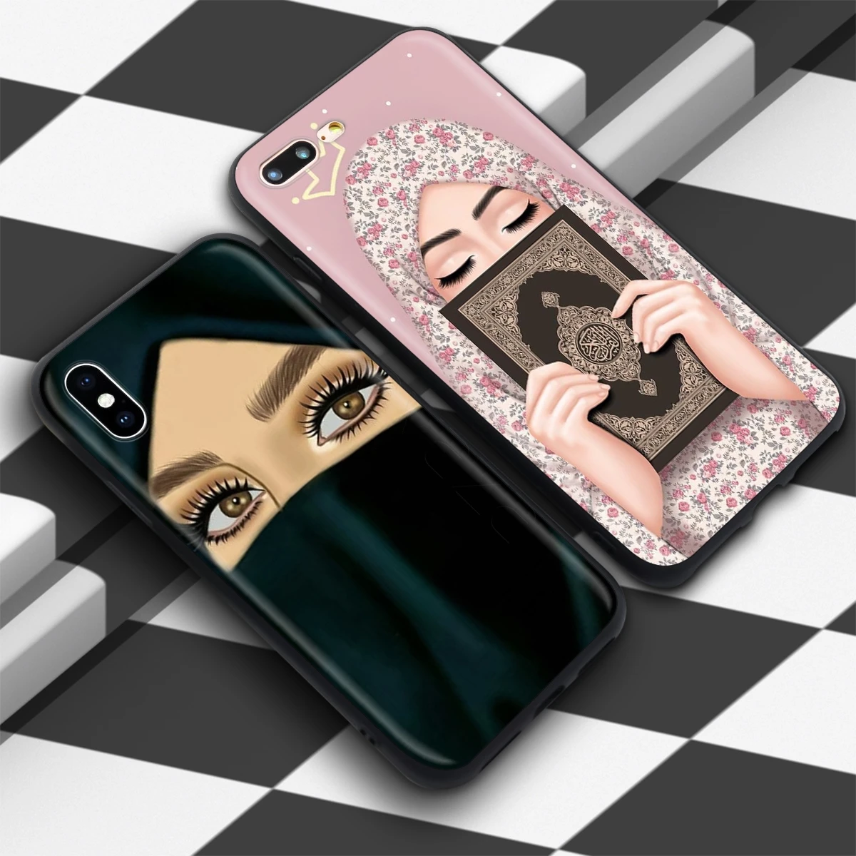 Lavaza Мусульманский Исламский чехол с глазами для iPhone 12 mini 11 Pro XS Max XR X 8 7 6 6S Plus 5 5s se |