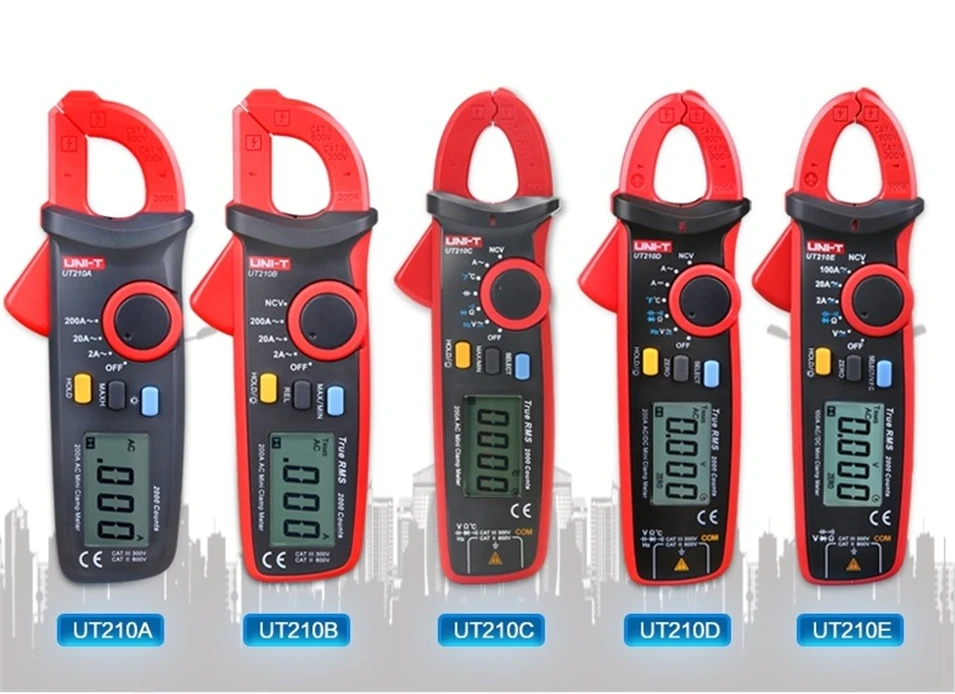 2018 новые UNI T UT210C True RMS авто Range Digital AC/DC Напряжение переменного тока мультиметр с