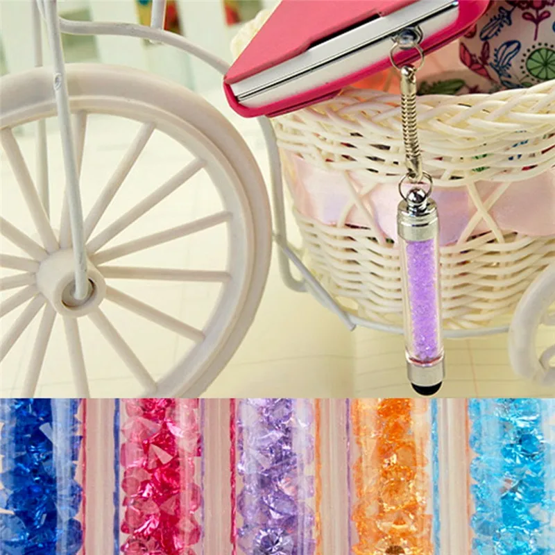 FFFAS Алмазный кристаллический стилус для сенсорного экрана 3 5 мм Пылезащитная