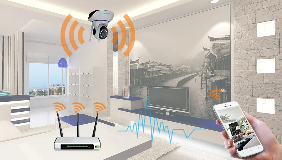 Tiananxun wifi камера 1080P Домашняя безопасность беспроводная ip-камера Wi-Fi CCTV наблюдения sd-карта видео запись Детский Монитор yoosee