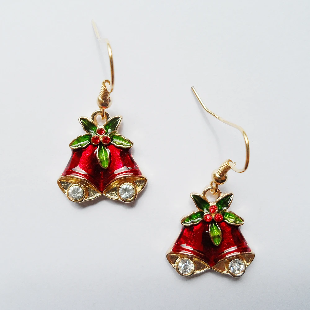 Новинка 2020 Лидер продаж Рождественская бижутерия красные рождественские