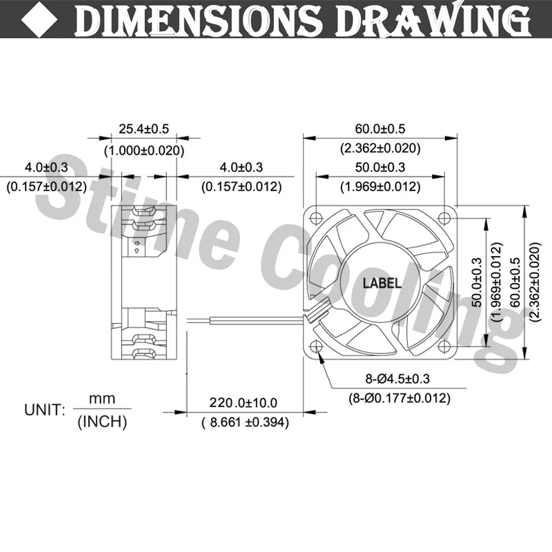 20 . Gdstime Ball Gdstime 60  24   2PINDC   60x60x25  6025 6