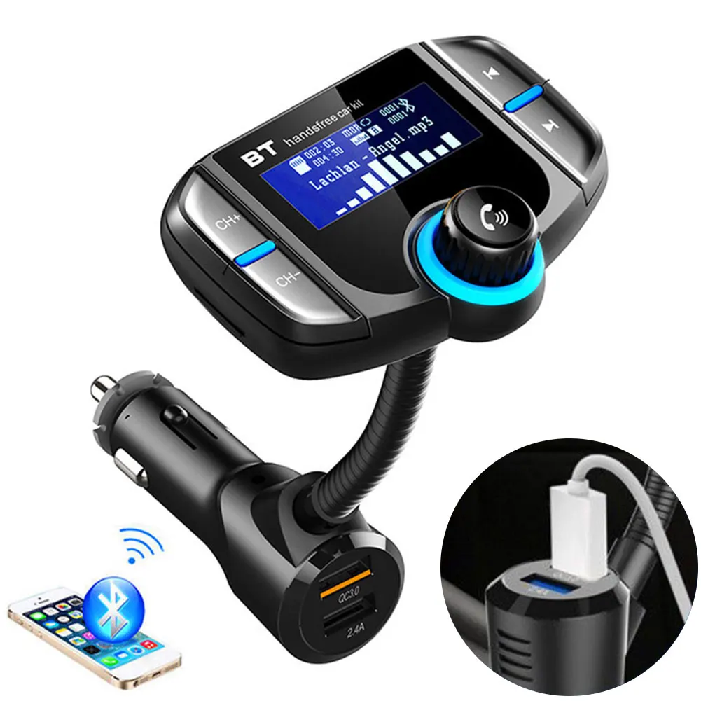 BT70 адаптер MP3 плеер Dual USB автомобильное радио fm передатчик Беспроводной Bluetooth