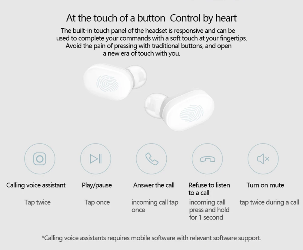 Xiaomi Airdots беспроводные Bluetooth наушники-вкладыши Молодежная версия стерео Бас BT 5,0 с микрофоном умный контроль AI зарядная док-станция