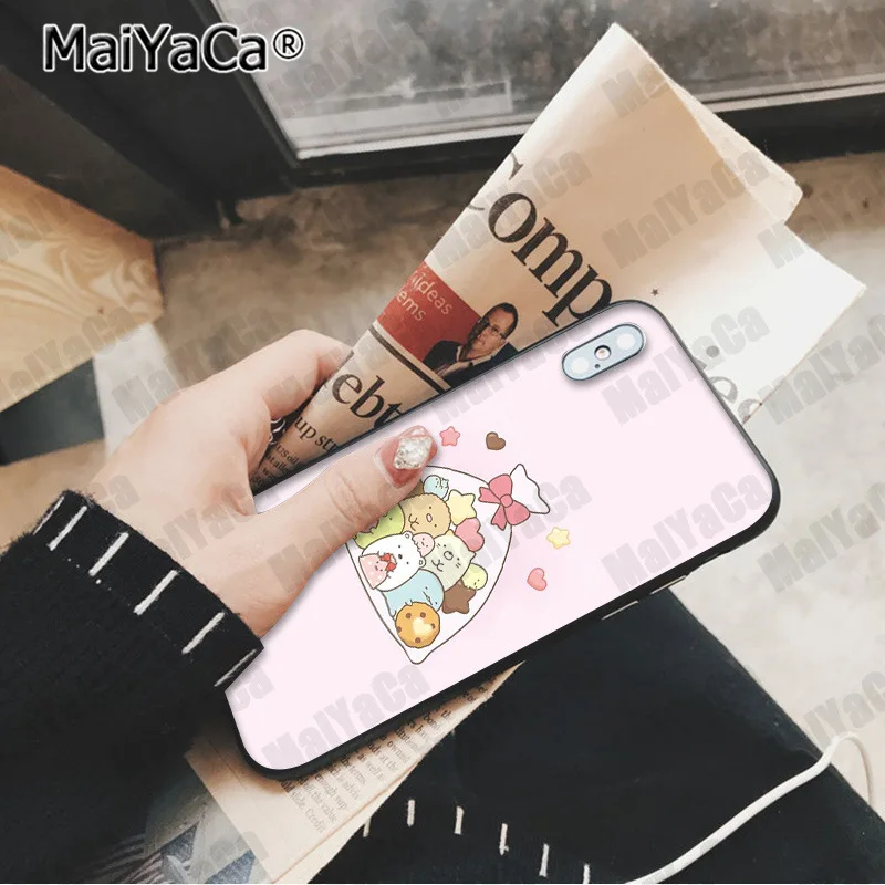 A12 MaiYaCa Kawaii Сумико гураши Coque Shell чехол для телефона iphone 11 pro 5Sx 6 7plus 8 8Plus X XS MAX XR - Цвет: A12