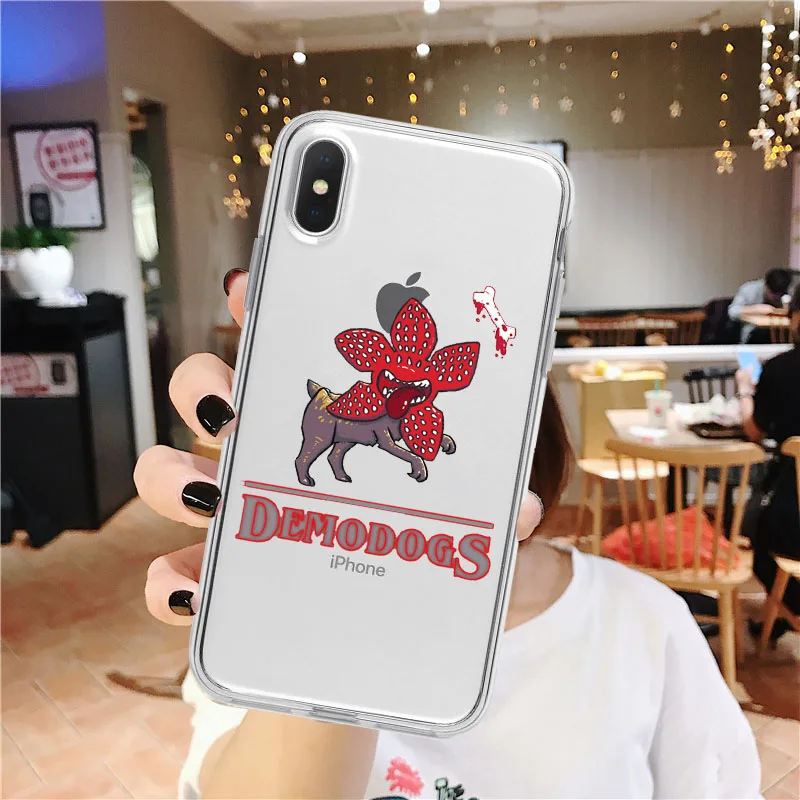 TPU Stranger Things Сезон 3 американский ТВ прозрачный мягкий силиконовый чехол для телефона для iphone 11 Pro Max X 5S 5 SE 6 6s 7 8 plus XS Max XR - Color: TPU