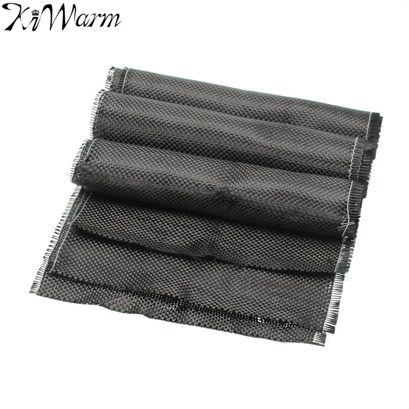 KiWarm черная 3K 200gsm ткань из углеродного волокна толщиной 0,2 мм обычная углеродная ткань для коммерческого автомобиля часть спортивного оборудования ширина 20 см