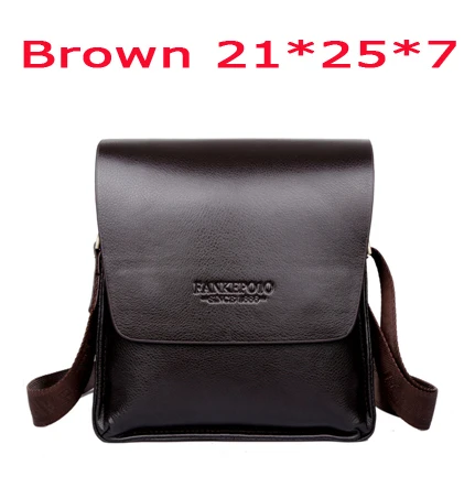 EBOYU HOT SOLD Men Shoulder Bag,men Handbags,business Bag,TOP Genuine Leather Men Bag,fashion Husband Women Men Messenger Bag - Цвет: Vertical  Brown S