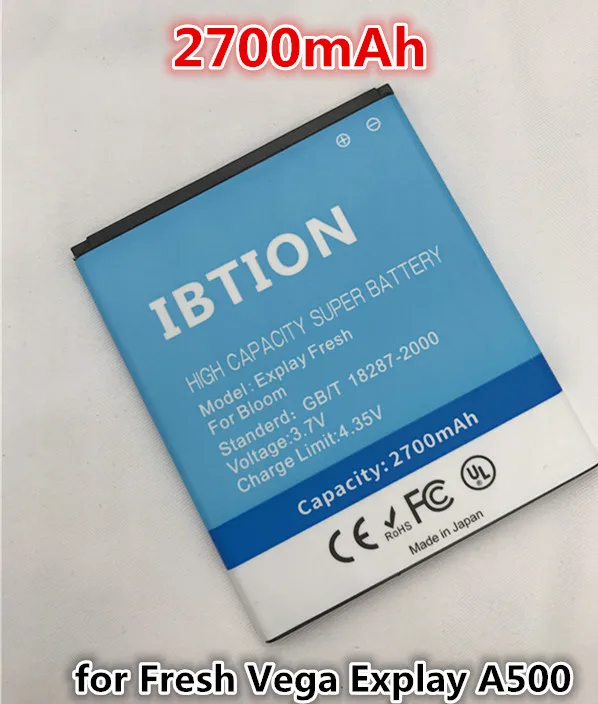 Ibtion 2700 мА/ч Батарея для Explay Fresh Vega A500 Bloom Wiko CINK Five|battery for|2700mah batteryfor wiko battery |