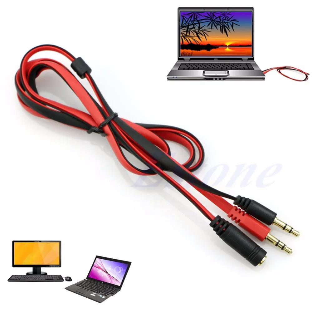 3 5 мм мама к двойному штекеру наушники микрофон аудио Y сплиттер Удлинительный