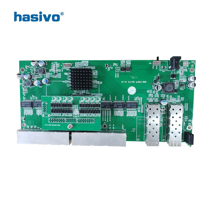 Reverse PoE switch 8x10M/100M/1000M Port &amp 2 SFP Gigabit Ethernet PCB motherboard | Компьютеры и офис