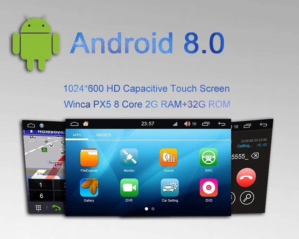 Winca S200 Android 8,0 автомобильный Радио dvd-плеер аудио для peugeot 206 Стерео gps навигация Automagnitol 2 Din " авто радио