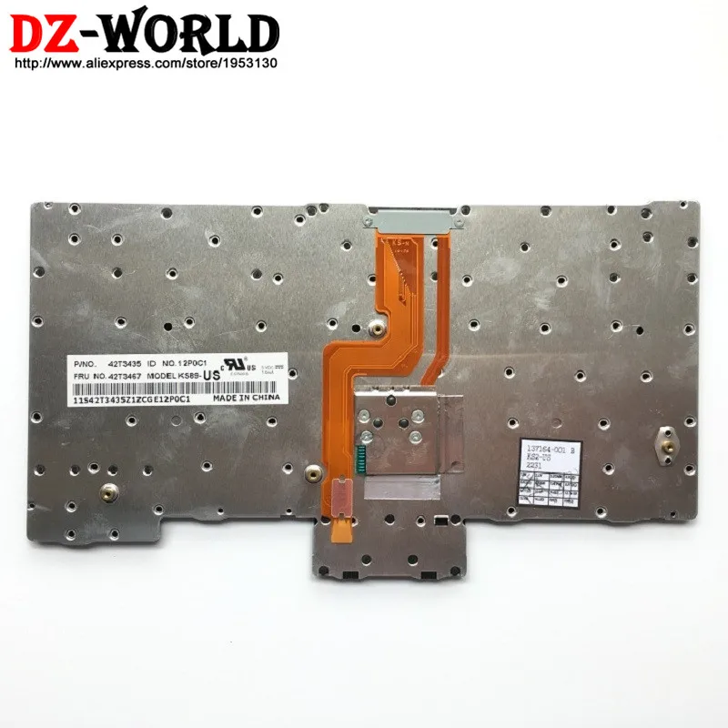 Новая Оригинальная английская клавиатура для Lenovo Thinkpad X60 X60S X60T X61 X61S X61T Teclado 42T3467