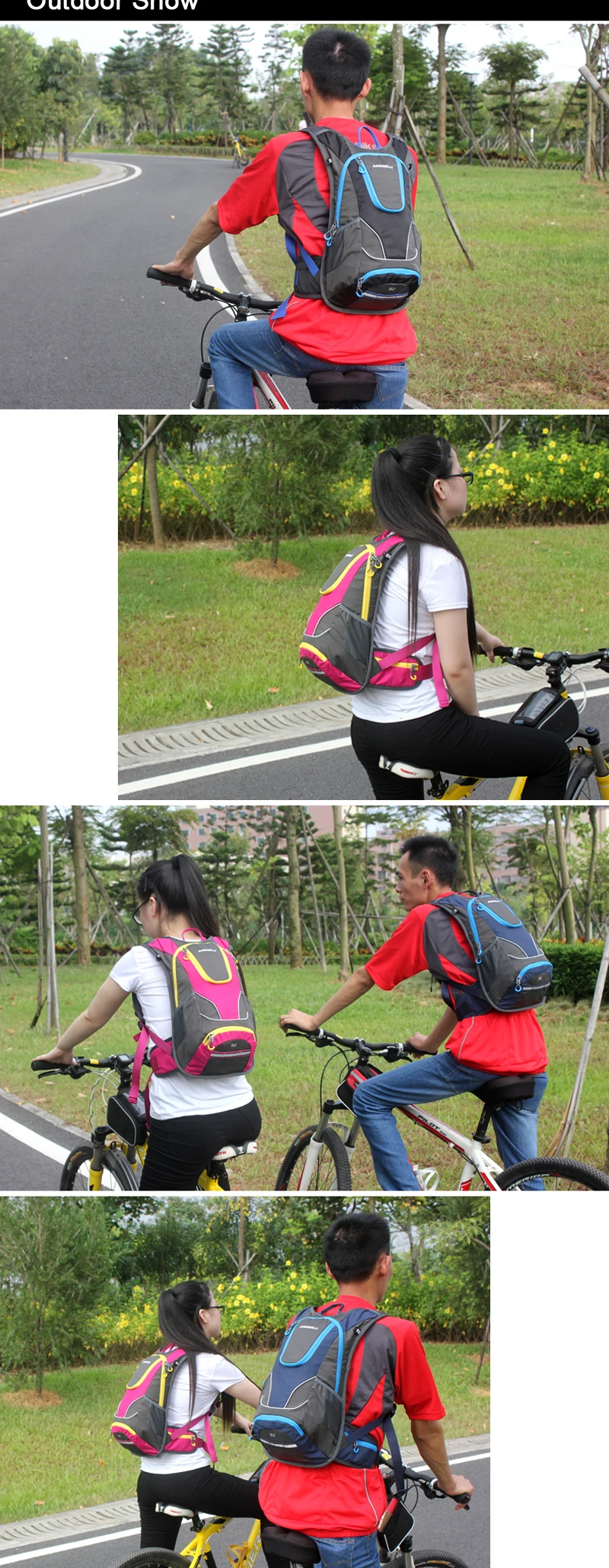 Anmeilu 12L водонепроницаемая сумка для горного велосипеда Mochila Ciclismo для занятий спортом на открытом воздухе, бега, велоспорта, рюкзак для альпинизма, треккинга