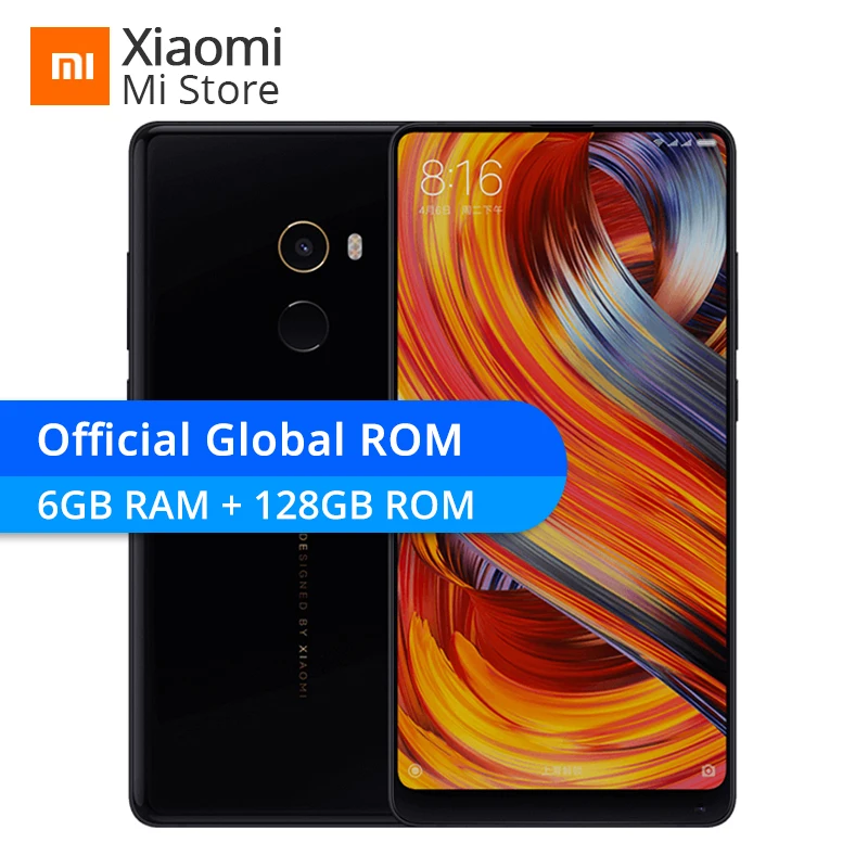 Xiaomi mi x 2 6 GB 128 Смартфон Snapdragon 835 Octa Core 5 99 &quot18:9 полный Экран 2160x1080 P 3400 mAh Батарея