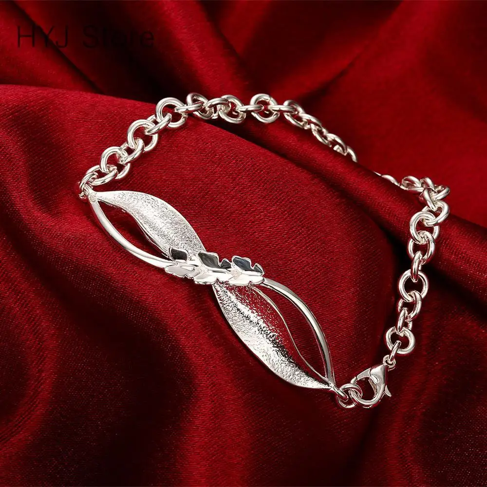 Женский браслет женский посеребренный Ювелирный Браслет bijoux en серебряный браслет femme