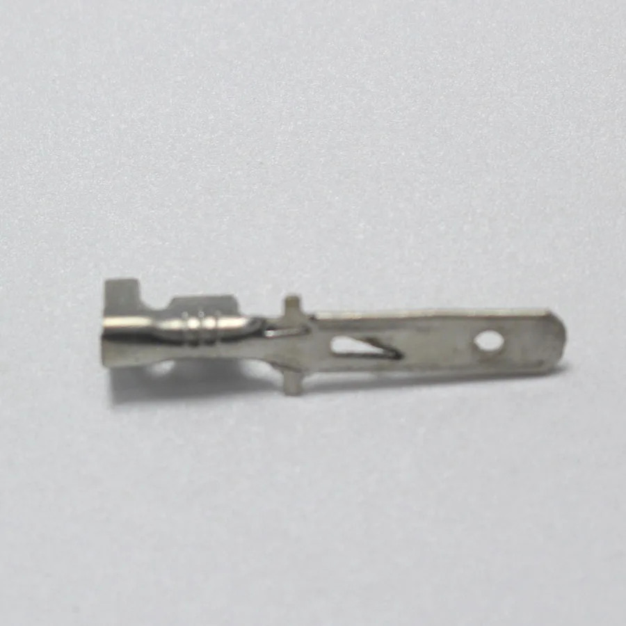 100 шт. обжимные концевые соединители 4 8 мм|male spade connector|spade connectorterminal male |