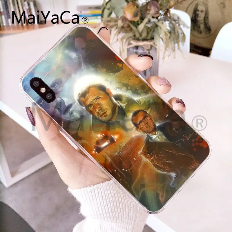 MaiYaCa Blade Runner 2049 мягкий чехол для телефона из ТПУ с рисунком iphone X 8 8plus прозрачный и 7