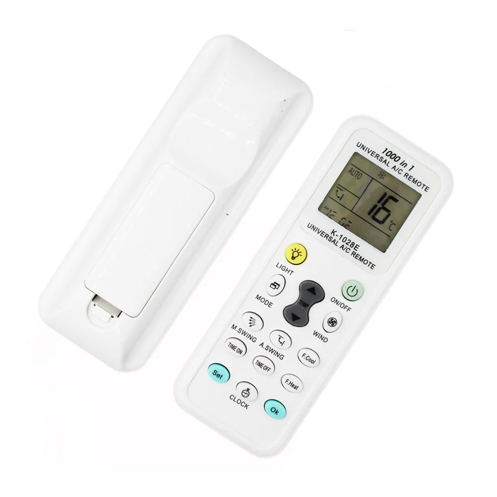 1000 in 1 universal AC LCD remote control K-1028E 1028E for air conditioner Low Power Consumption Remote Control Controller | Электроника
