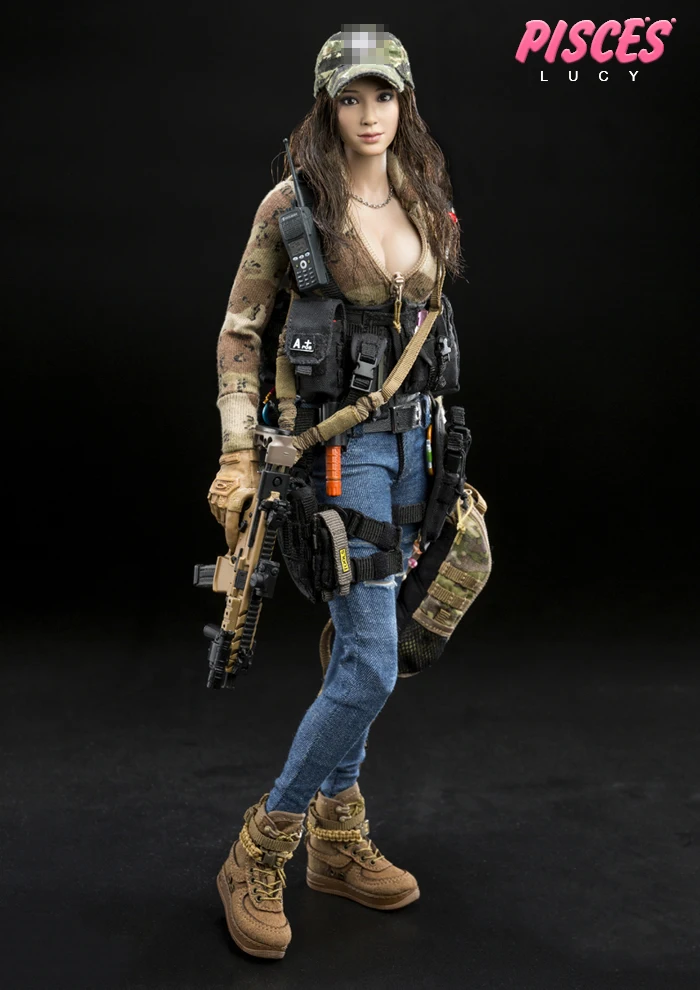 Полный набор DAMTOYS рыбы 1/6 DCG003 NANA DCG0004 LUCY Коллекционная фигурка игрушка Коллекционная фигурка кукла игрушки подарок с коробкой