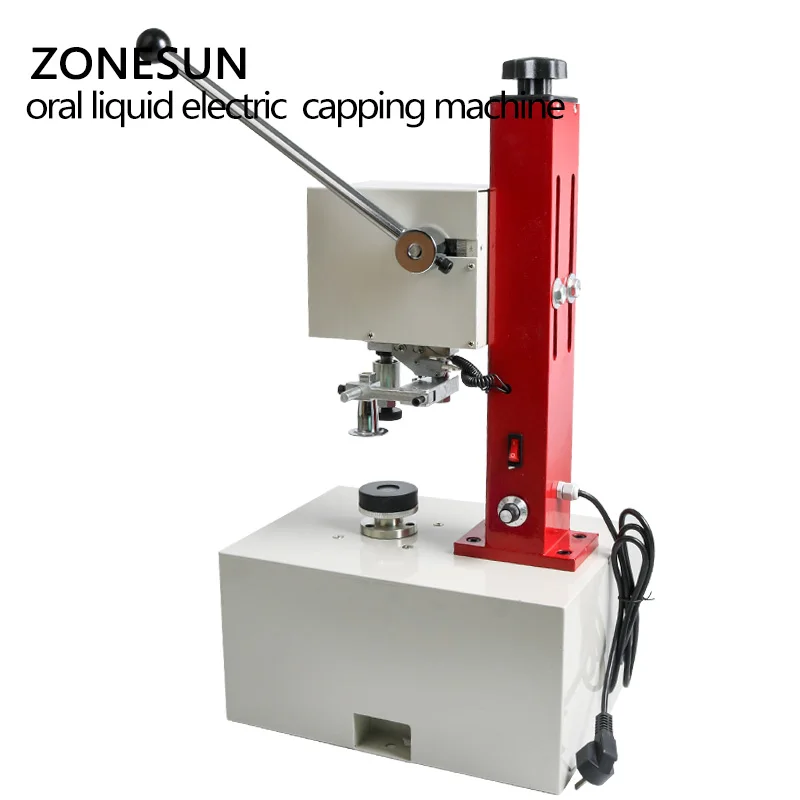 ZONESUN 10 35 мм бутылочка пенициллин укупорочная машина для антибиотиков в