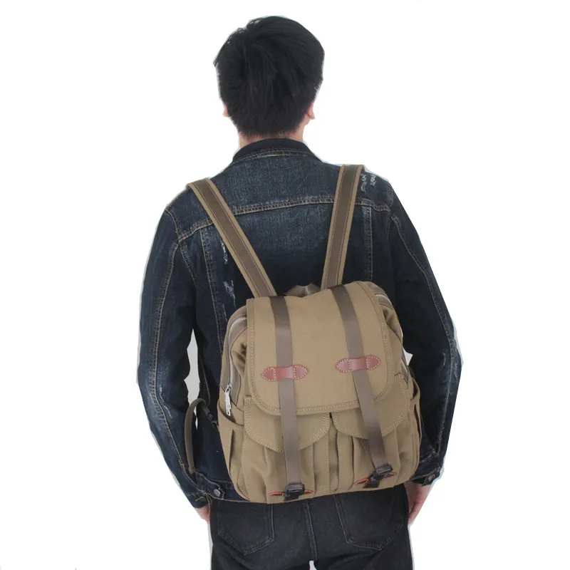 Винтажный холщовый рюкзак в стиле ретро для мужчин и женщин дорожный спортивный