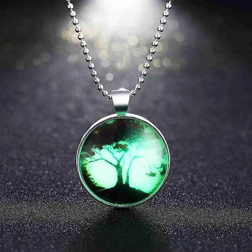KITEAL Hot Sale Glowing in the dark Clear Neuter pendants Fire tree glow bisuteria horloge | Украшения и аксессуары