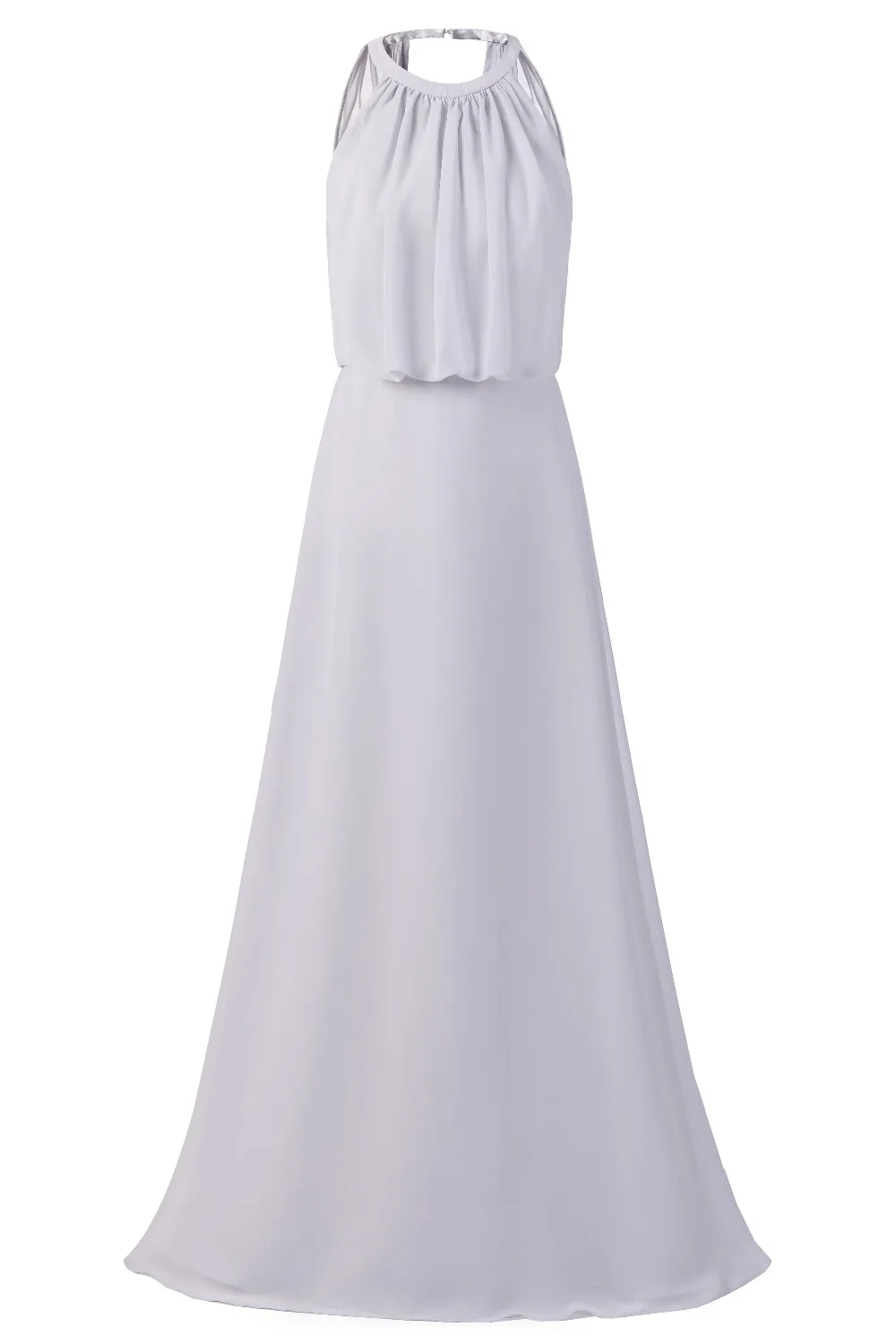 Vestido Madrinha мятно-зеленые платья подружки невесты длинные шифоновые плиссированные платья длиной до пола с лямкой на шее Robe demoiseur D'Honneur