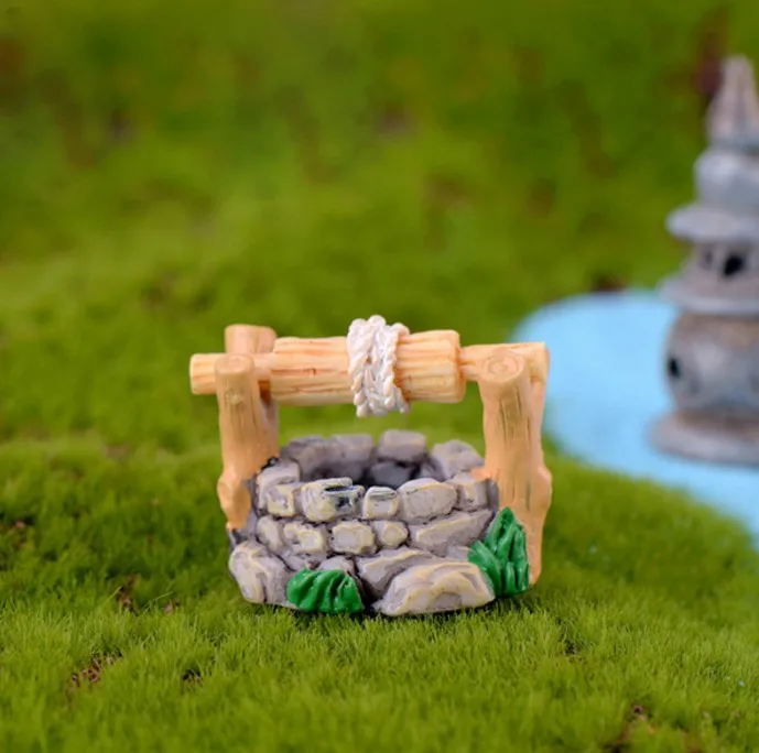 Сказочные садовые украшения миниатюрные пруд мост для микро озеленения бонсай